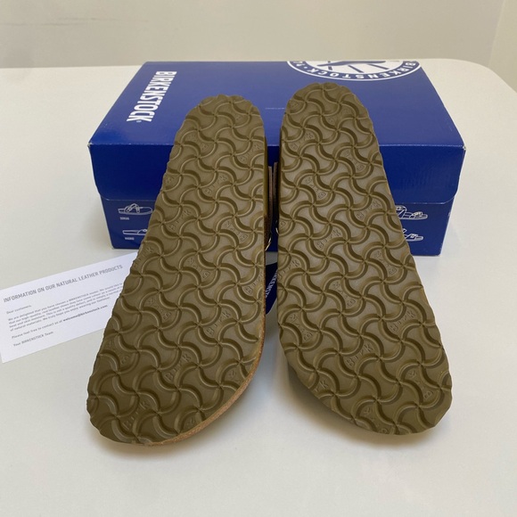 Birkenstock Gizeh Big Buckle Sandal High Shine Mud Green sz 39EU/8US New in Box - Picture 7 of 7